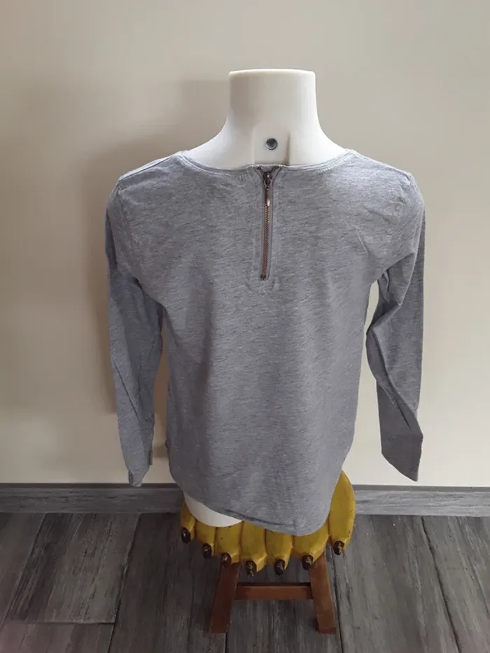 Tee-shirt manches longues 10 ans (138-143 cm) - photo numéro 3