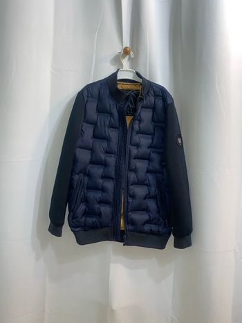 Doudoune bleu bi/matiere IKKS taille 10 ans neuve - n5m