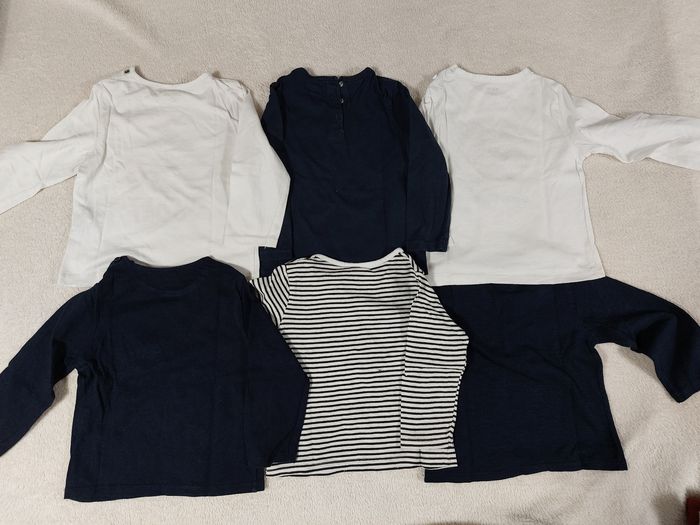 Lot de 6 t shirts ML 18 mois - photo numéro 2