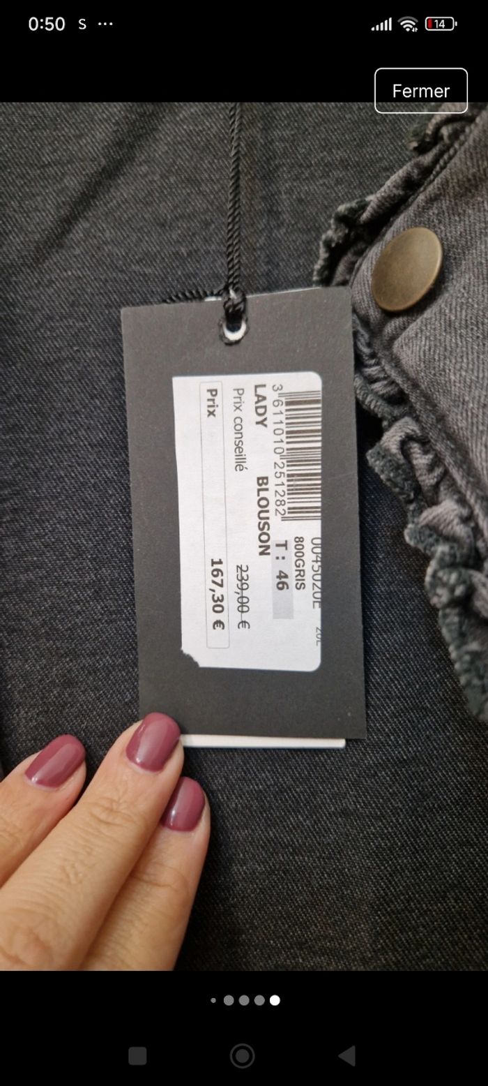 Veste en jean - photo numéro 6