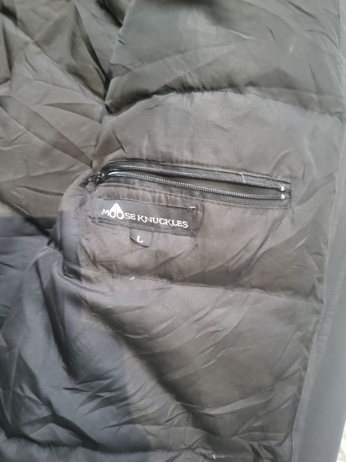 Parka Moose Knuckles Homme – Taille L – Noir – Duvet & Plumes – Haut de gamme - photo numéro 6
