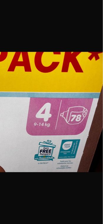 Maxi-Pack De 78 Couches Pampers Harmonie Neuf Dans L’emballage.