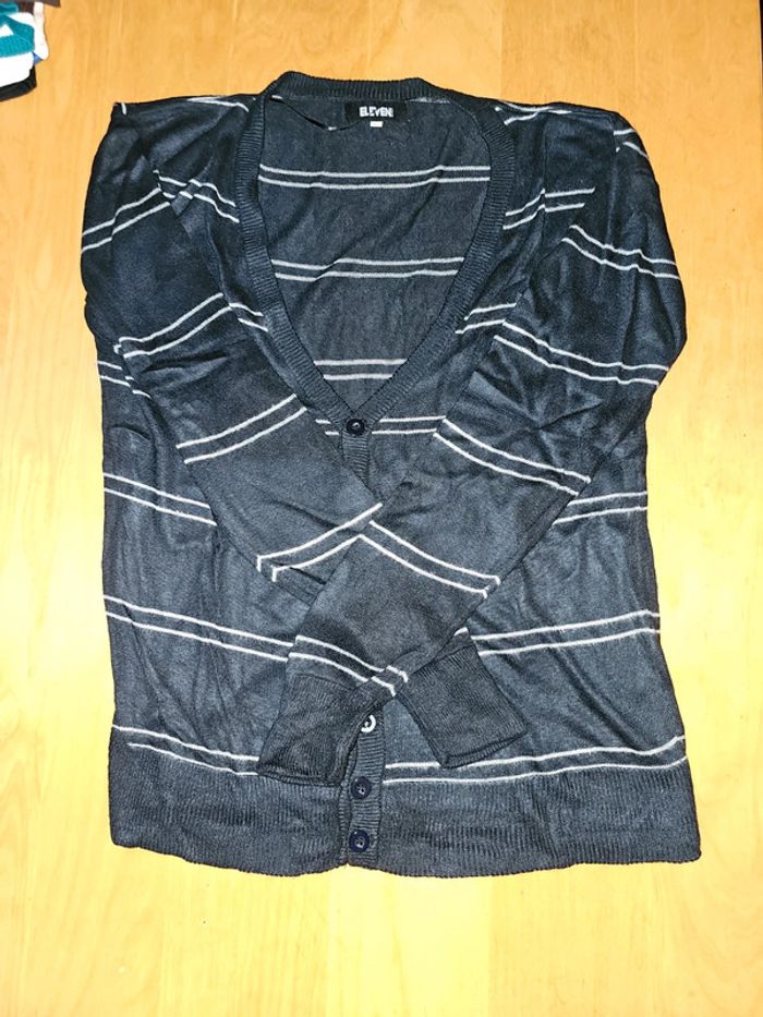 🔥Vintage🔥Gilet Eleven Paris 100% Soja T.XL💫