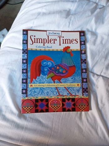 Livre à colorier Jim shore simple times