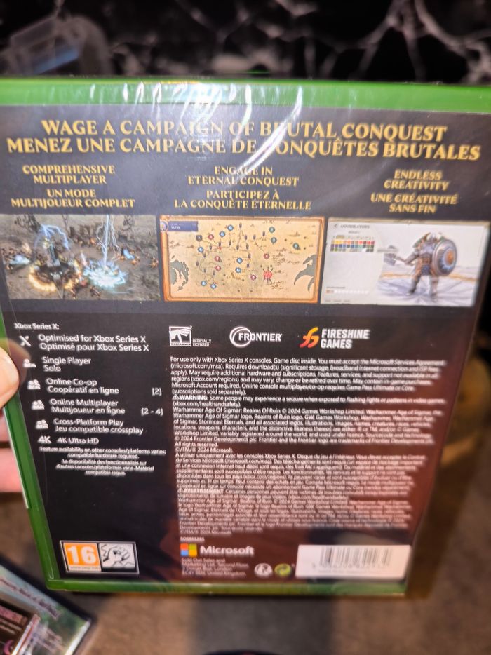 Warhammer age of Sigmar realms of ruin Xbox series x neuf AB prix ferme jeu - photo numéro 2