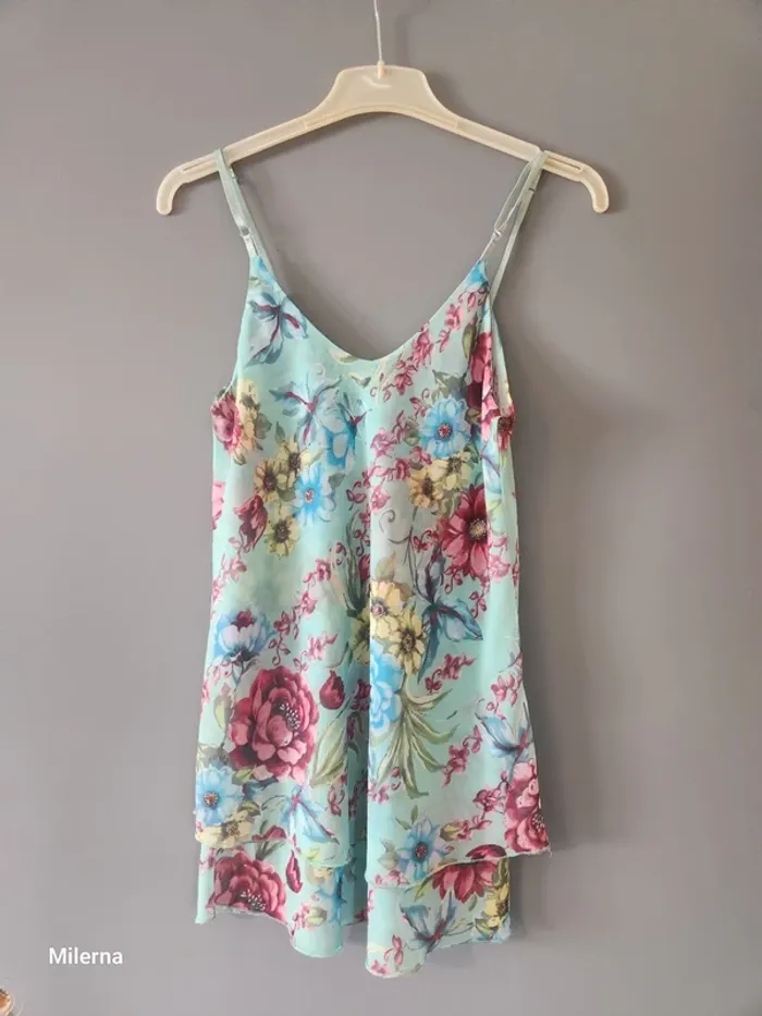 Haut Taille M motif floral - photo numéro 2