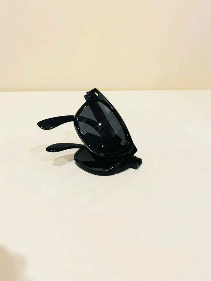 Lunette de soleil mixte pliable noire UV protection catégorie 3 - photo numéro 2