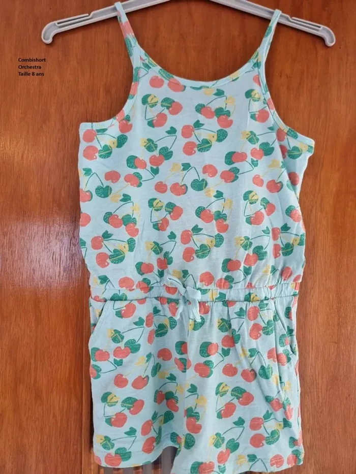 Combishort fille 8 ans