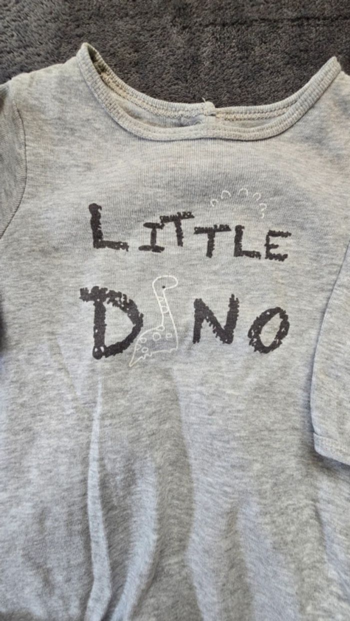 Pyjama coton thème dinosaures 6 mois - photo numéro 5