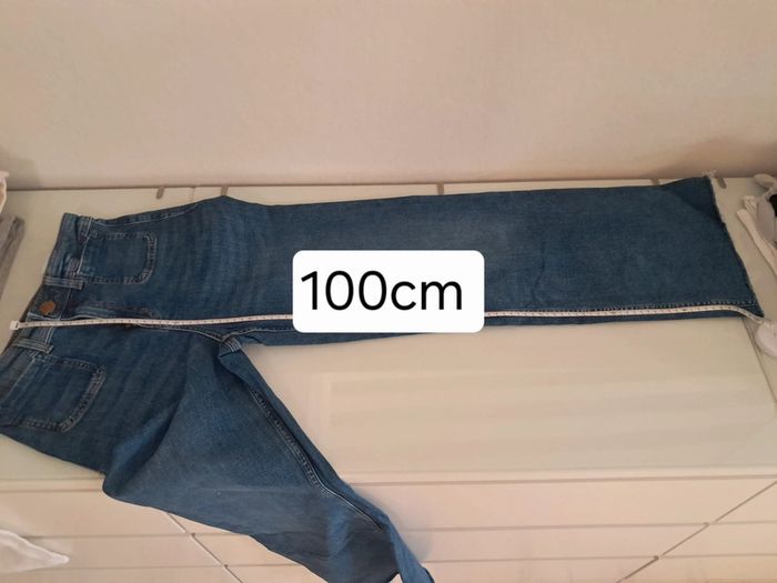 NVY jean taille haute jambes larges T 36 - photo numéro 14