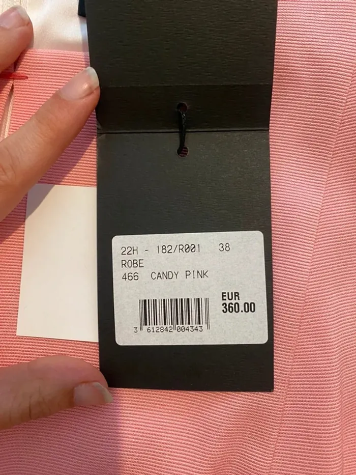 Robe rose sans manches Paule Ka taille 38 neuve - photo numéro 5