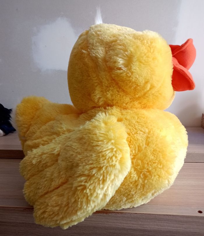 Poussin canard en peluche neuf - photo numéro 4