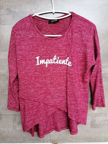 Pull fin manche 3/4