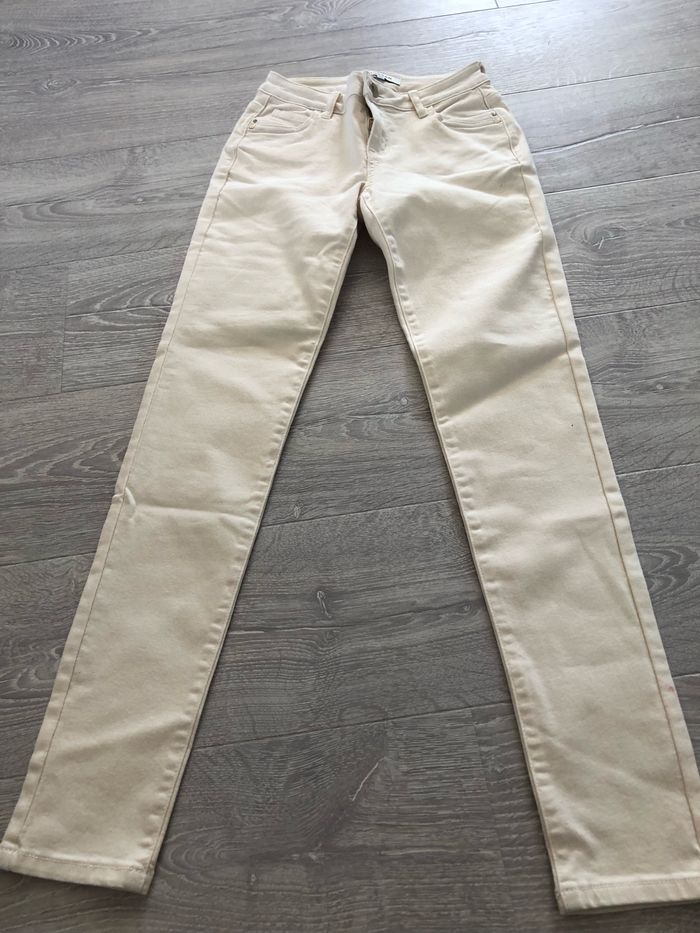 Jean crème XS neuf - photo numéro 2