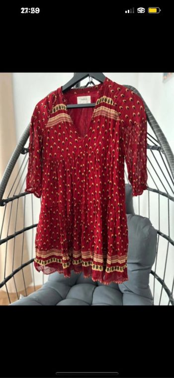 Robe d’été Ba&SH rouge