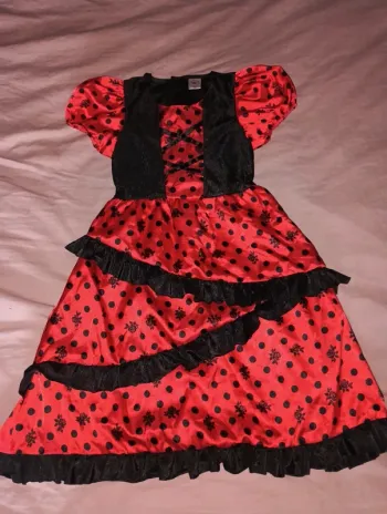 Déguisement robe enfant andalouse Espagne taille 116