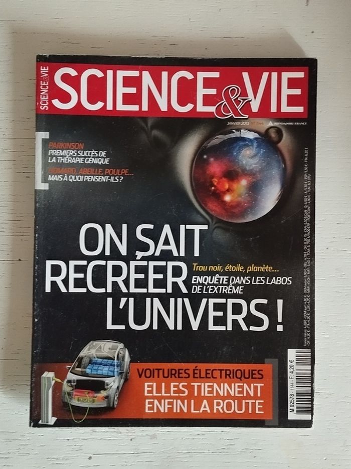 num 1144 magazine science & vie Janv 2013 - photo numéro 2
