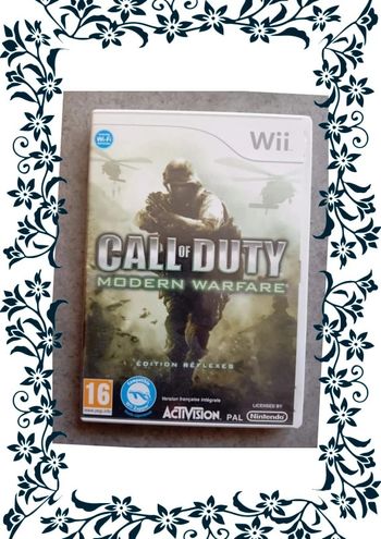 Jeu Wii call of duty