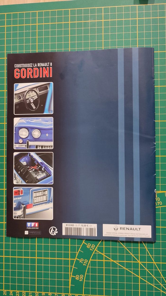 Fascicule seul sans pièce N°75 pièce détachée Renault R8 Gordini 1/8 1/8ème Eaglemoss #A67 - photo numéro 2