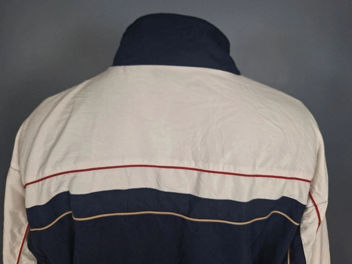Veste Reebok vintage M bleu blanc style 90s logo brodé rétro (544) - photo numéro 12