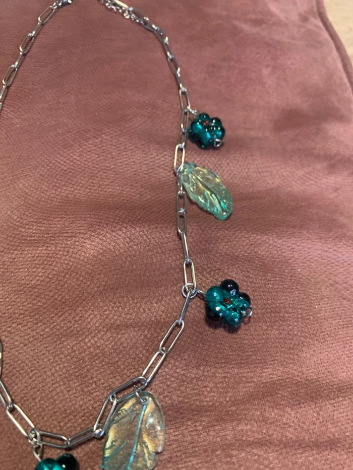 collier perles acier inoxydable - photo numéro 4