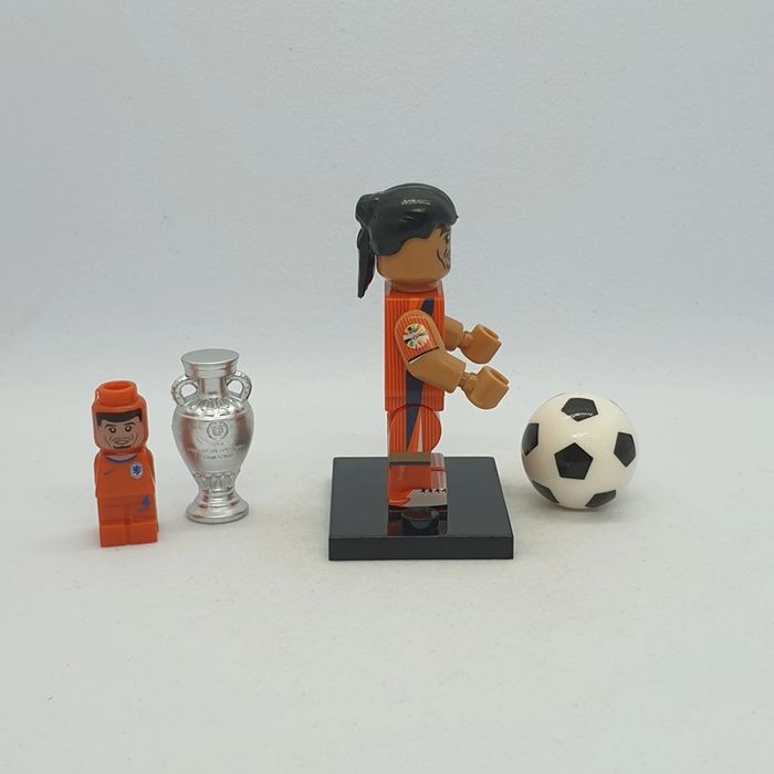 🎽 Figurine Footballeur Néerlandais - Virgil van Djik - (Style Lego) 🎽 - photo numéro 4