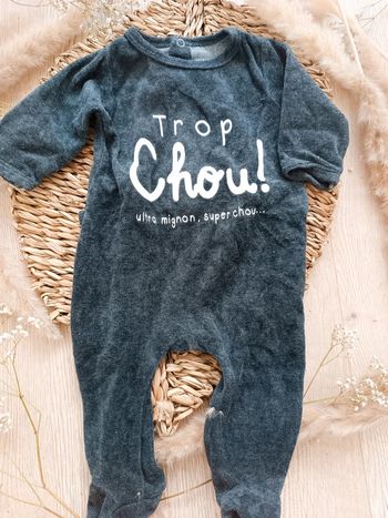 Pyjama velours bébé garçon 3 mois kimadi