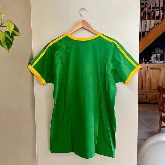 T-shirt vert vintage Brasil Pierim GG/XL 100% coton Made in Brazil coupe unisexe supporter Brésil - photo numéro 8