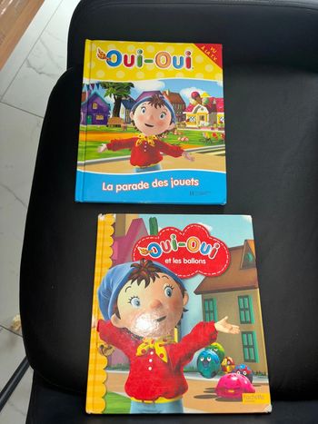 Lot de 2 livres oui oui