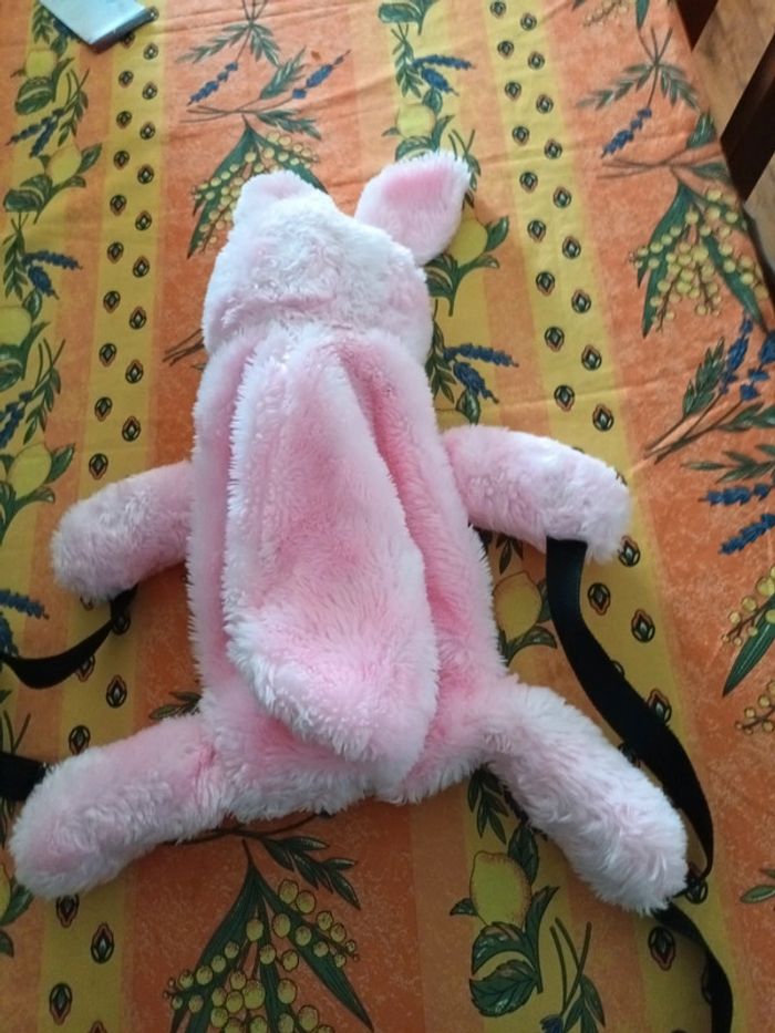 Sac à dos vintage enfant lapin - photo numéro 3