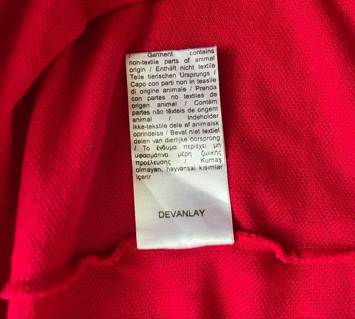 Polo lacoste rouge homme Taille M parfait état - photo numéro 9