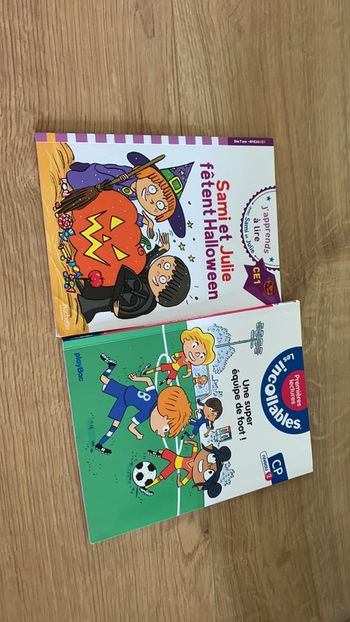 Lot de deux livres premières lectures