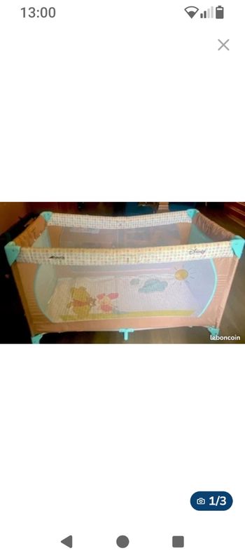 Lit parapluie winnie comme neuf