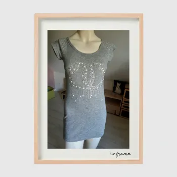 Tees short long avec strass taille 36