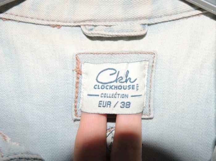 Veste en jean bleu clair - photo numéro 4