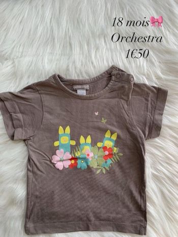 T-shirt 🎀 18 mois 🎀 Orchestra