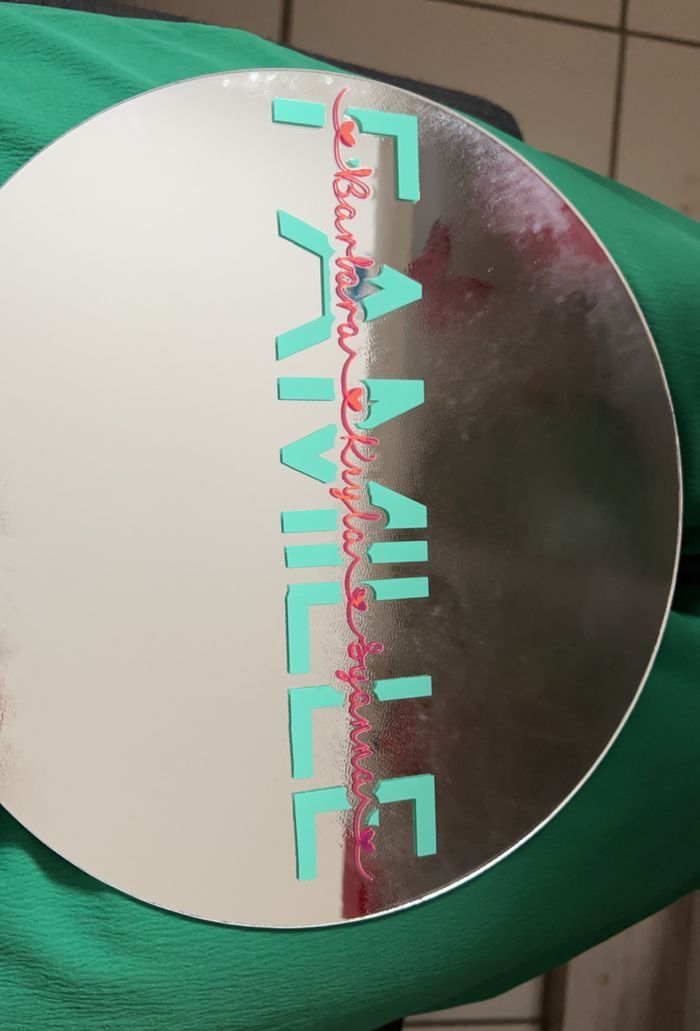 Miroir personnalisé