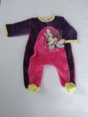 pyjama velours disney fille 3 mois