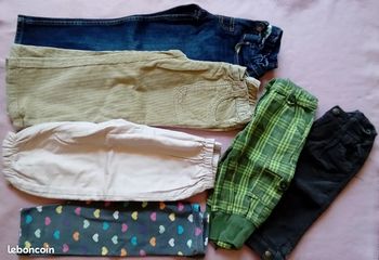 Lot pantalons hiver fille 3 ans