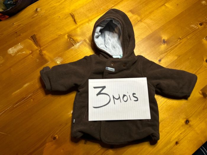 Manteau polaire doublure coton