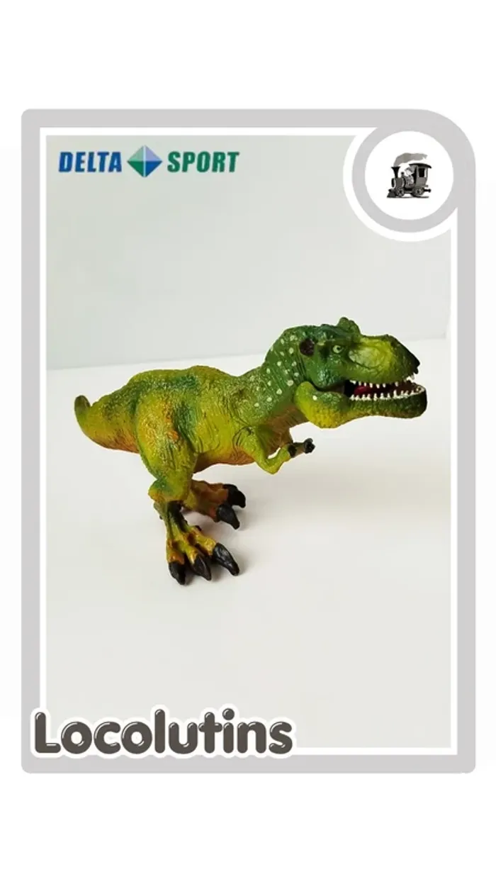 🚂 Figurine ▪ T-rex dinosaure pleine et solide