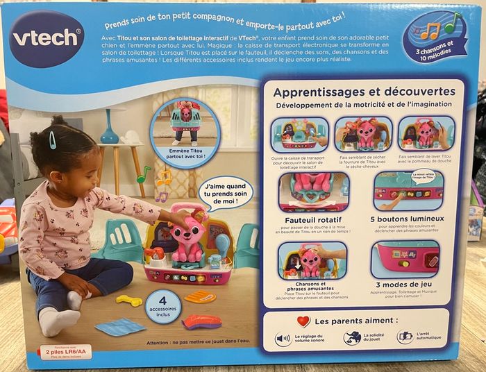 Titou et Son Salon De Toilettage Interactif Vtech - photo numéro 3