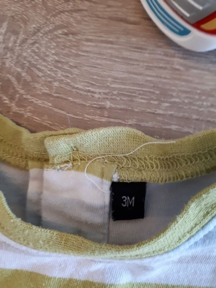 t shirt manches courtes 3 mois - photo numéro 2