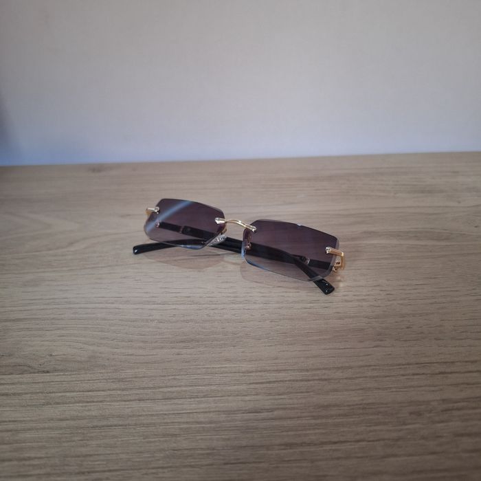 Lunettes de Soleil - Y2K Vintage 90s-2000s - Unisexe Sunglasses - Verres Teintés - photo numéro 2
