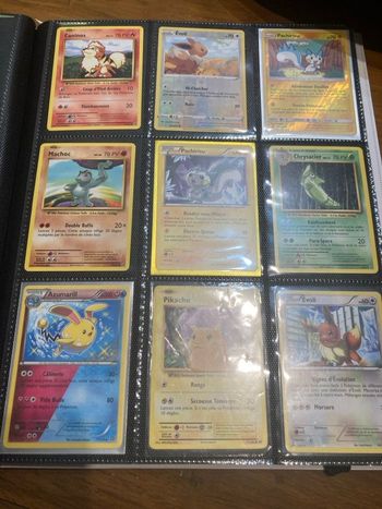 Lot de 9 cartes Pokémon anciennes neuves en français 