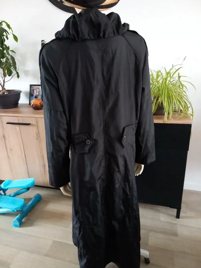 Long manteau noir femme T44 - photo numéro 7