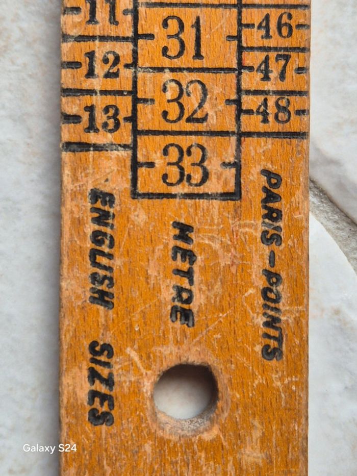Ancien pédimètre en bois - photo numéro 5