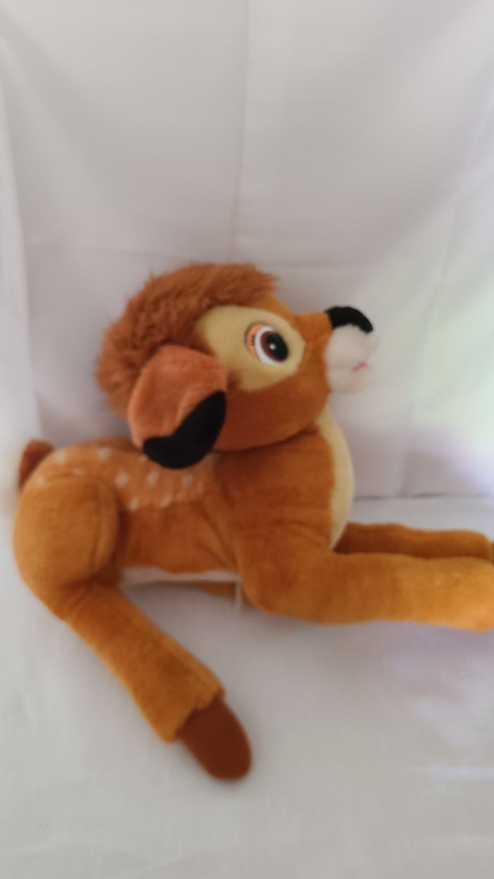 Vintage Peluche BAMBI WALT DISNEY range pyjama JEMINI 40 cm - photo numéro 3