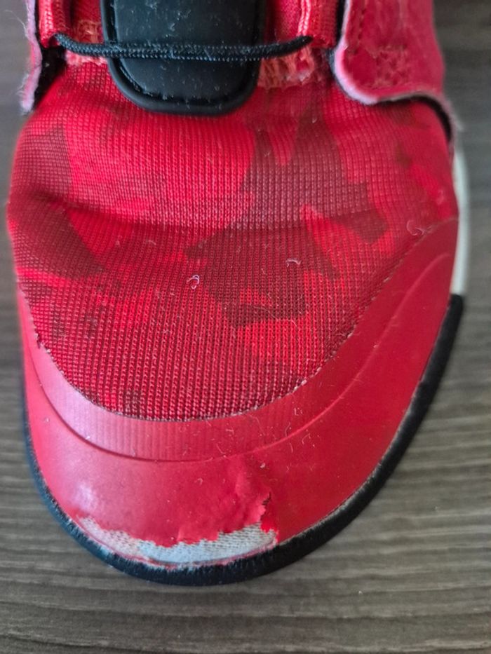 Chaussures basket-ball pointure 34 rouge - photo numéro 9