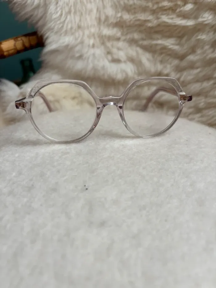 Lunettes de vue kaleos Burke transparente et paillettes - photo numéro 5